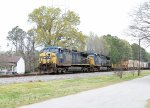 CSX 16 & 117 lead train L225-25 southbound